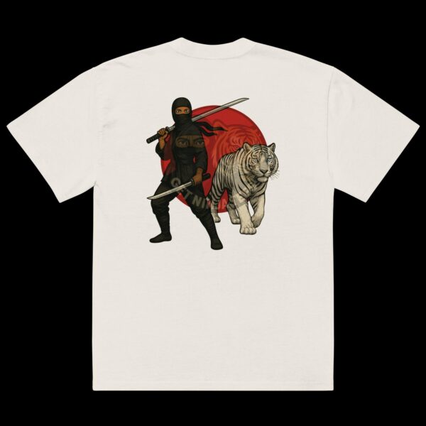 YUKI (雪) and SHIRO (白) Premium Oversized Faded T-shirt