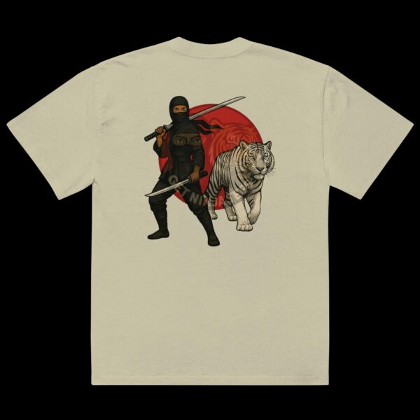 YUKI (雪) and SHIRO (白) Premium Oversized Faded T-shirt