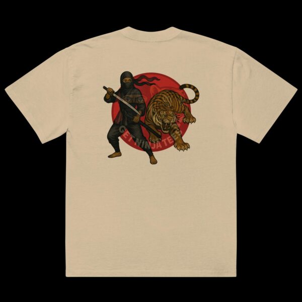 AYAME (彩芽) and KIBA (牙) Premium Oversized Faded T-shirt